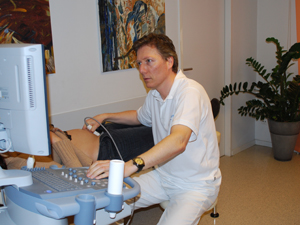 Ultraschall mit Patienten